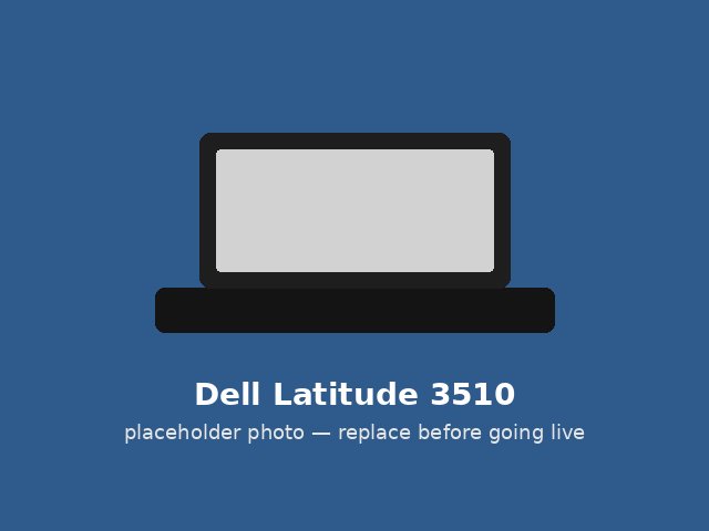 Latitude 3510 — good condition, placeholder photo