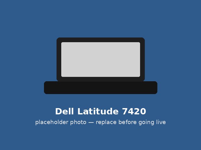 Latitude 7420 — excellent condition, placeholder photo