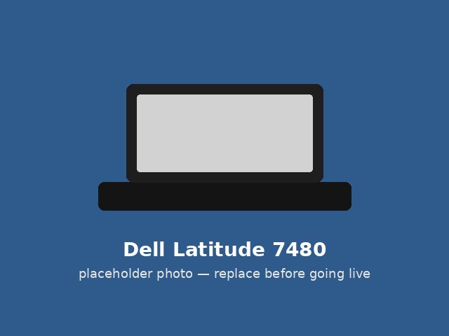 Latitude 7480 — good condition, placeholder photo