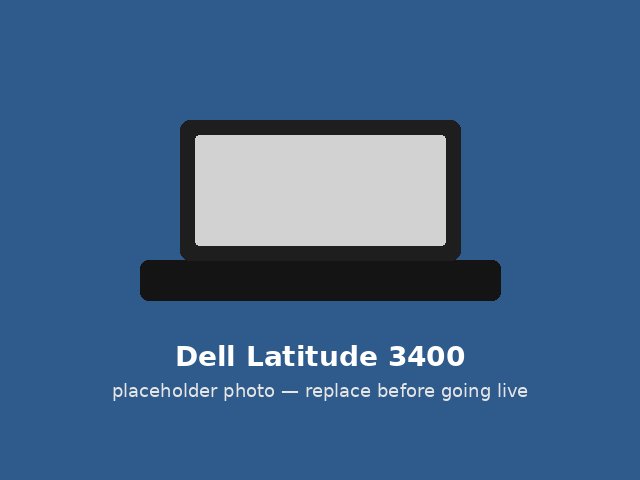 Latitude 3400 — excellent condition, placeholder photo