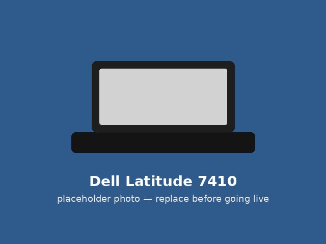Latitude 7410 — good condition, placeholder photo