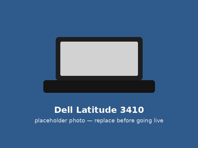Latitude 3410 — excellent condition, placeholder photo